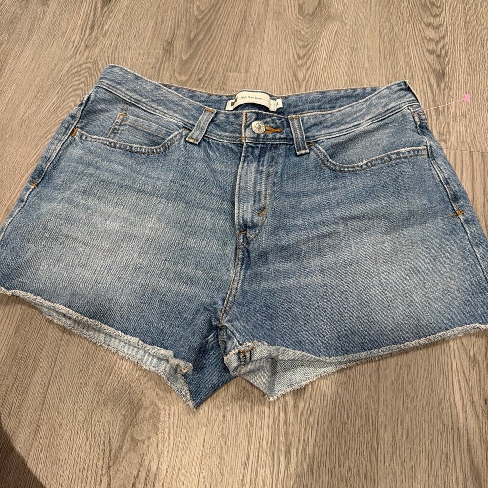 Levi's Light Blue Cutoff Denim Shorts